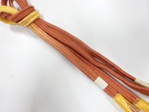 未使用品　正絹　撚り房　手組帯締め
